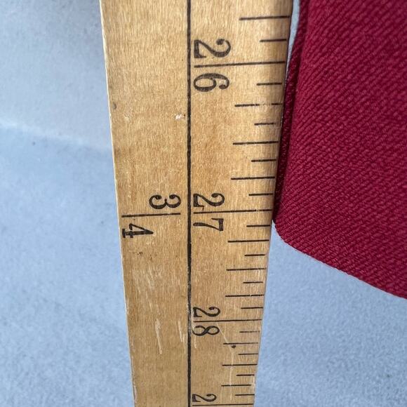 NWT J. Jill Pants Women's Size 4 Premium Bi-Stretch Cranberry Business Casual - Picture 5 of 14